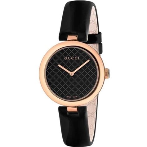 gucci women's watch silver black leather band|authentic Gucci rubber watch bands.